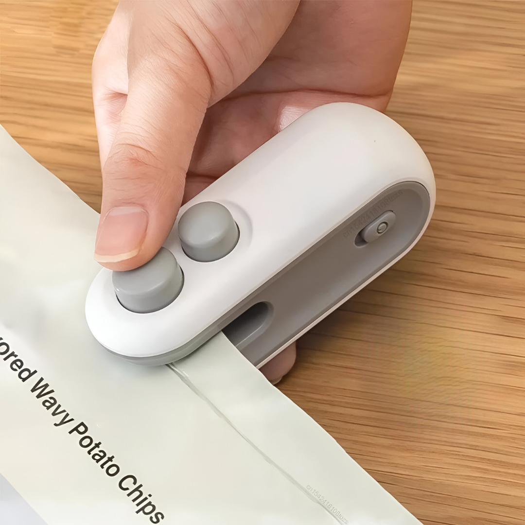 Mini sellador de bolsas