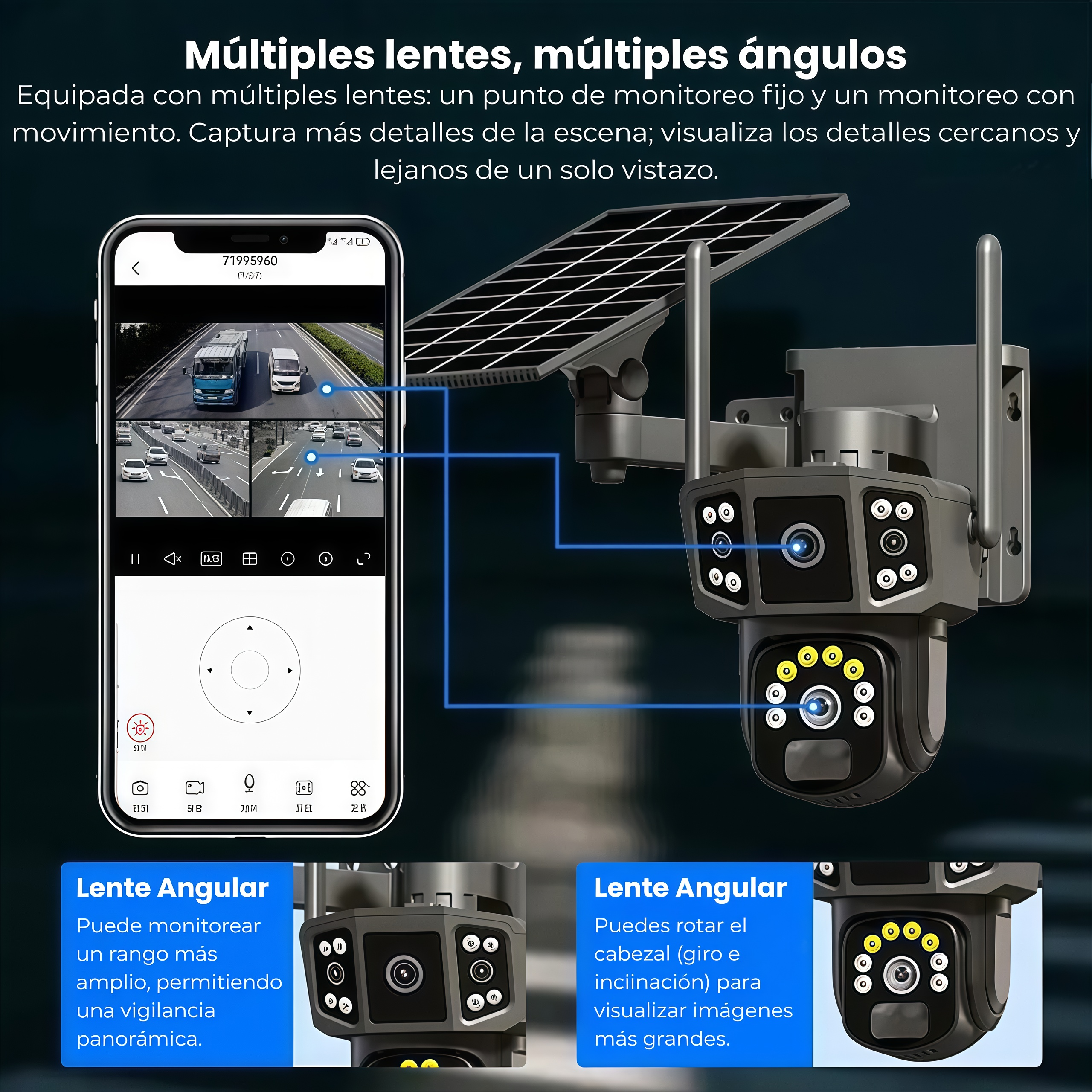 Camara Seguridad Solar