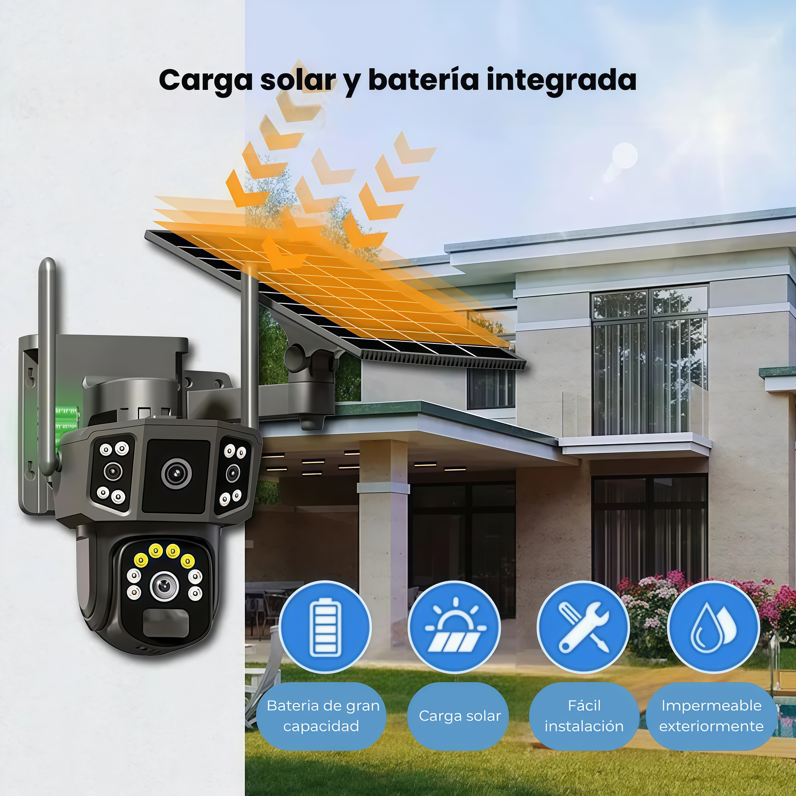Camara Seguridad Solar