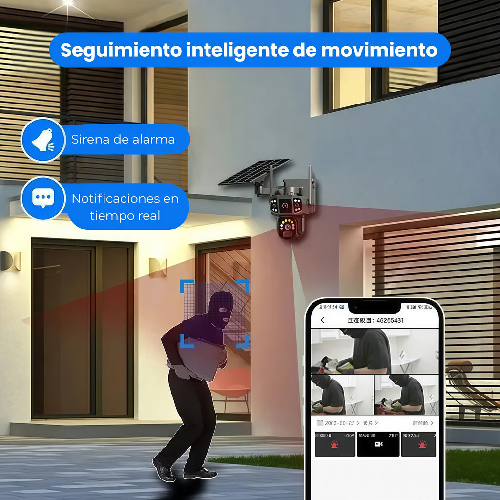 Camara Seguridad Solar