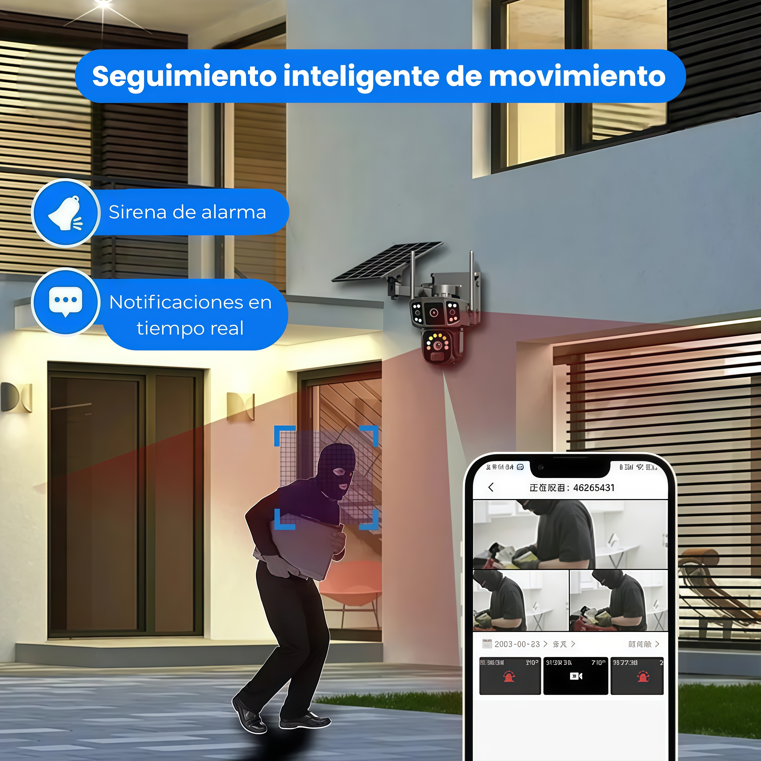 Camara Seguridad Solar