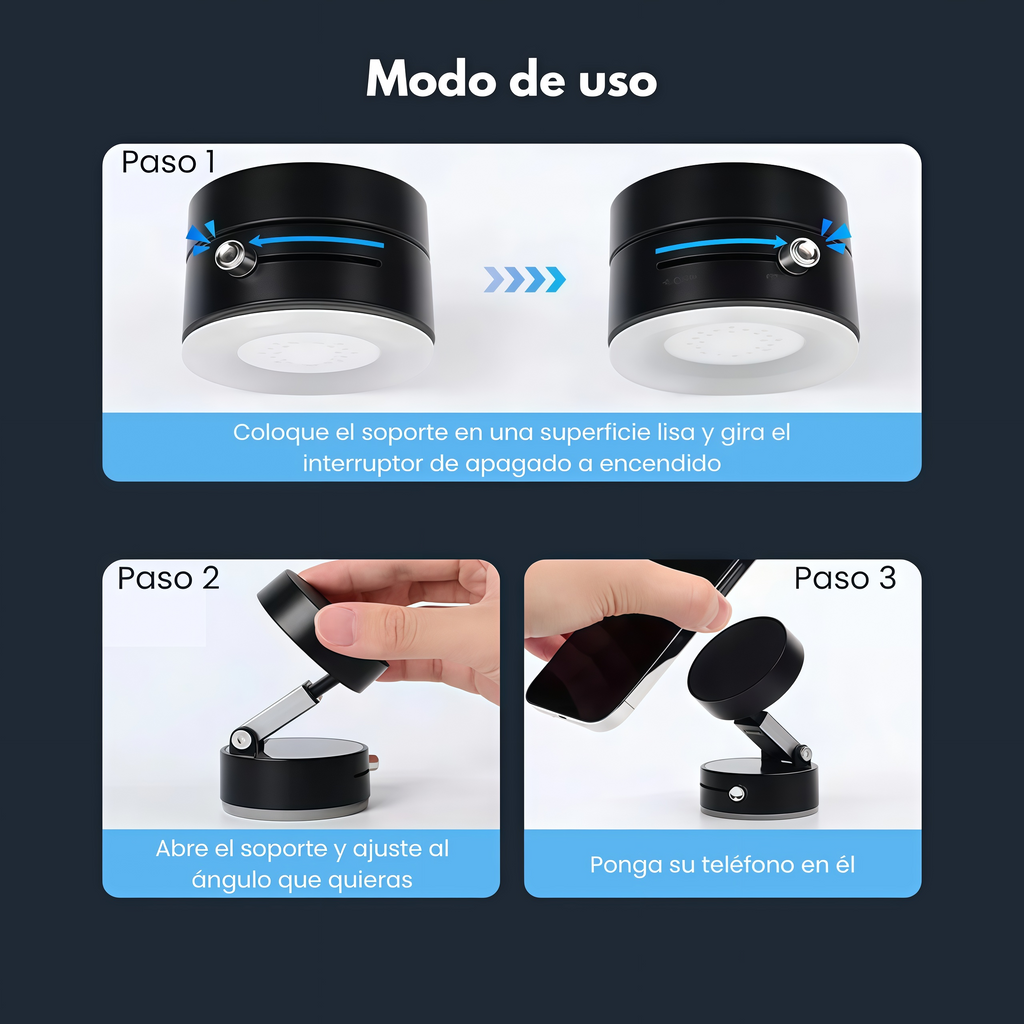 Soporte magnético para celular