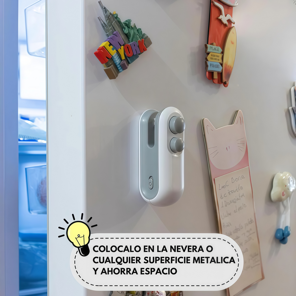 Mini sellador de bolsas