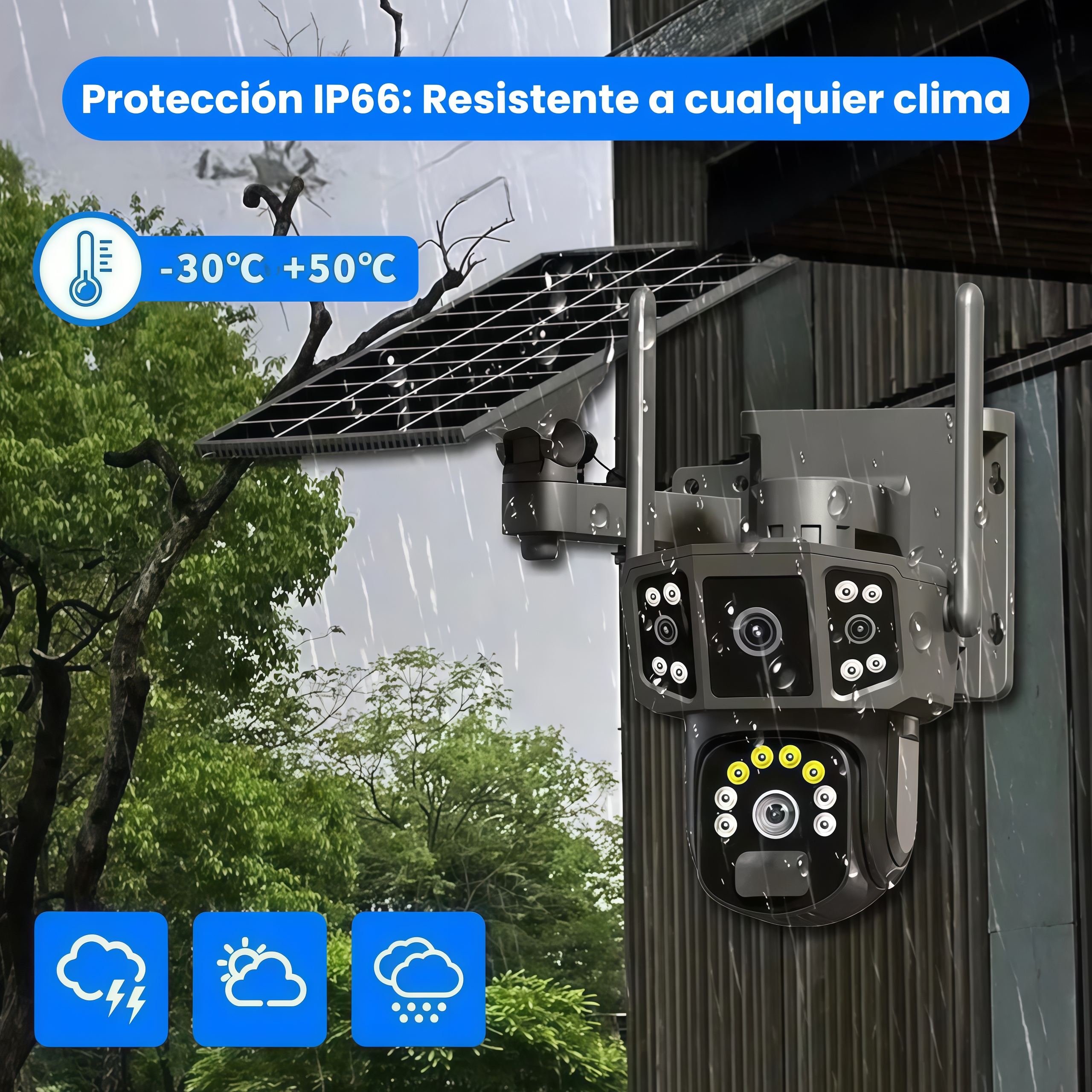 Camara Seguridad Solar