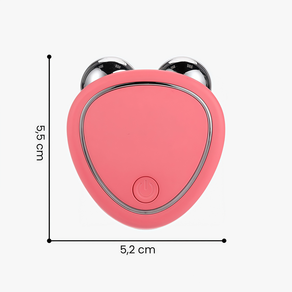 Masajeador facial con microcorriente