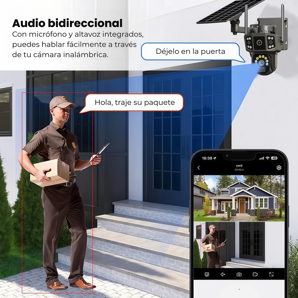 Camara Seguridad Solar