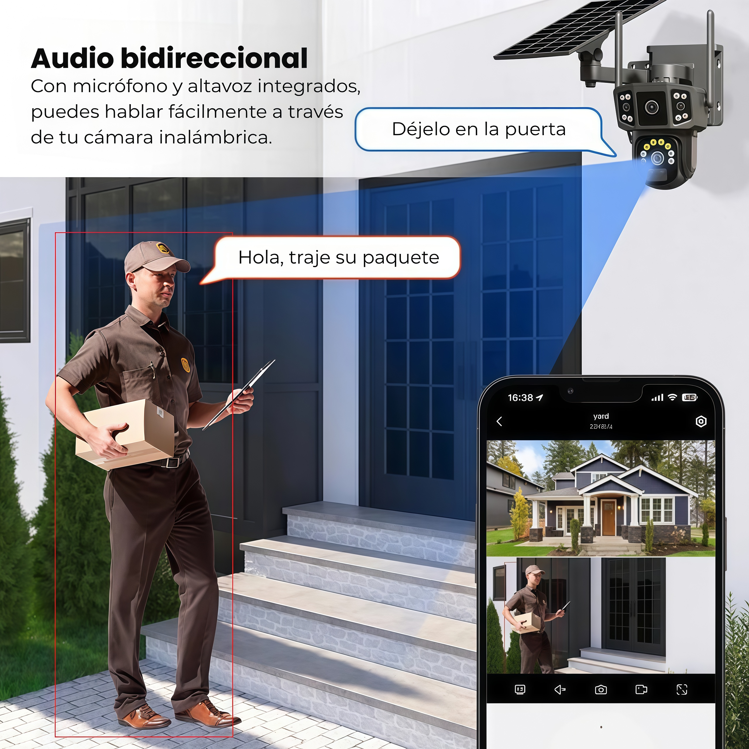 Camara Seguridad Solar