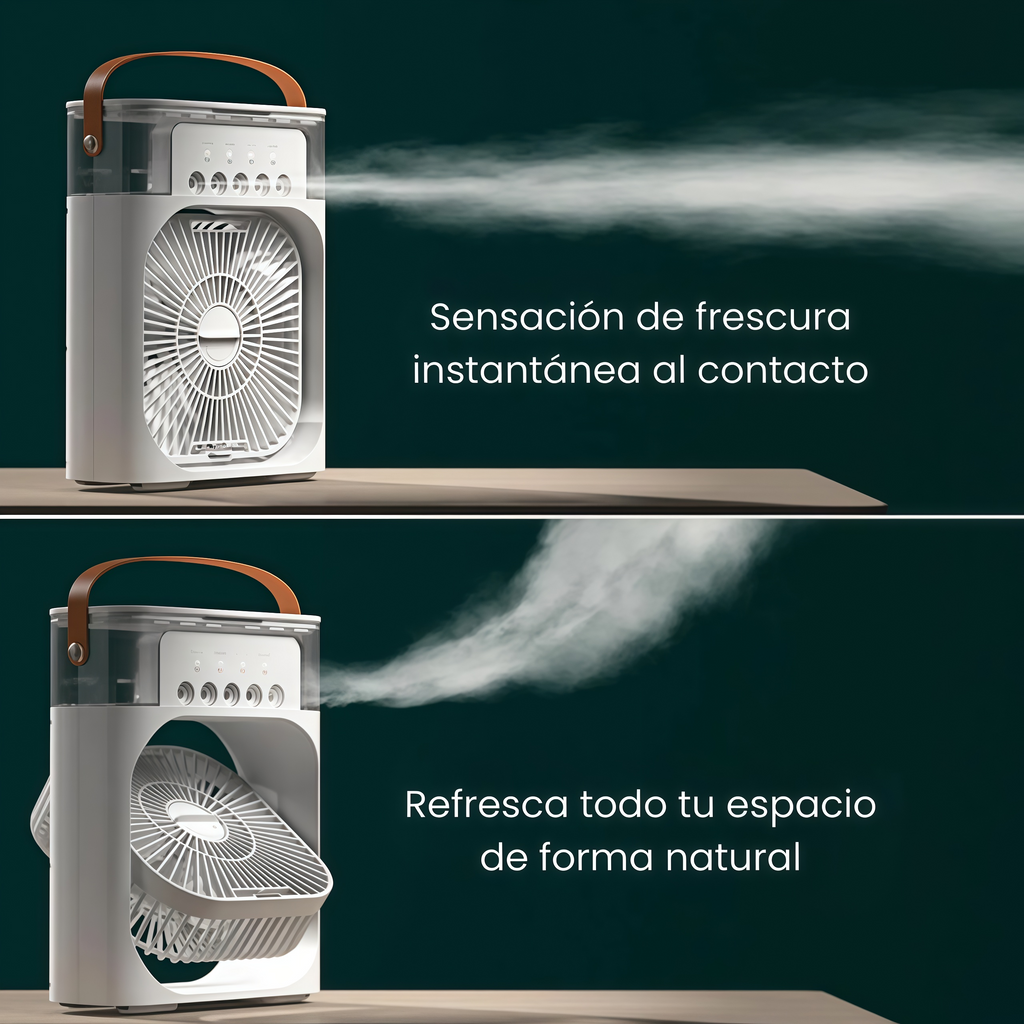 Mini ventilador humidificador