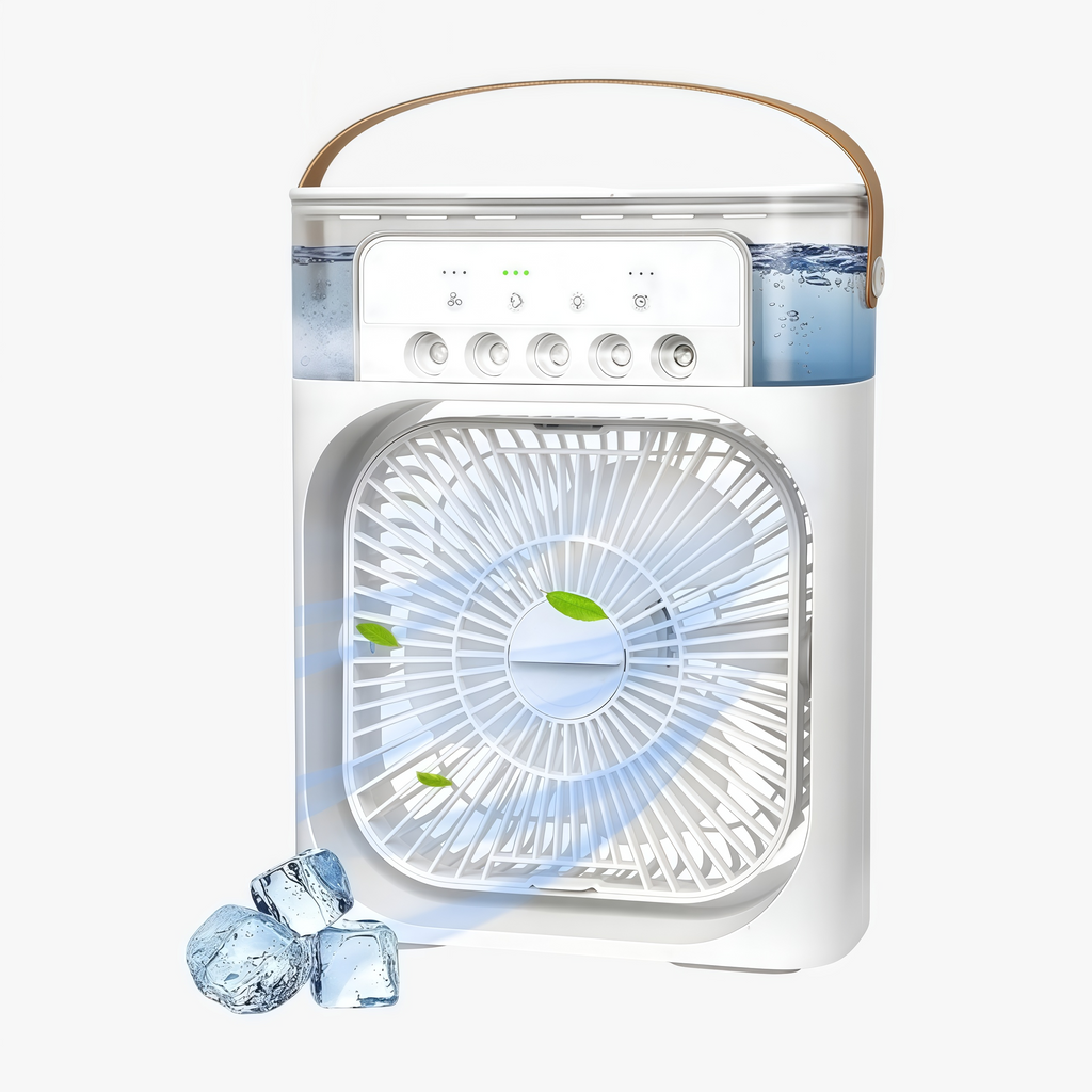 Mini ventilador humidificador