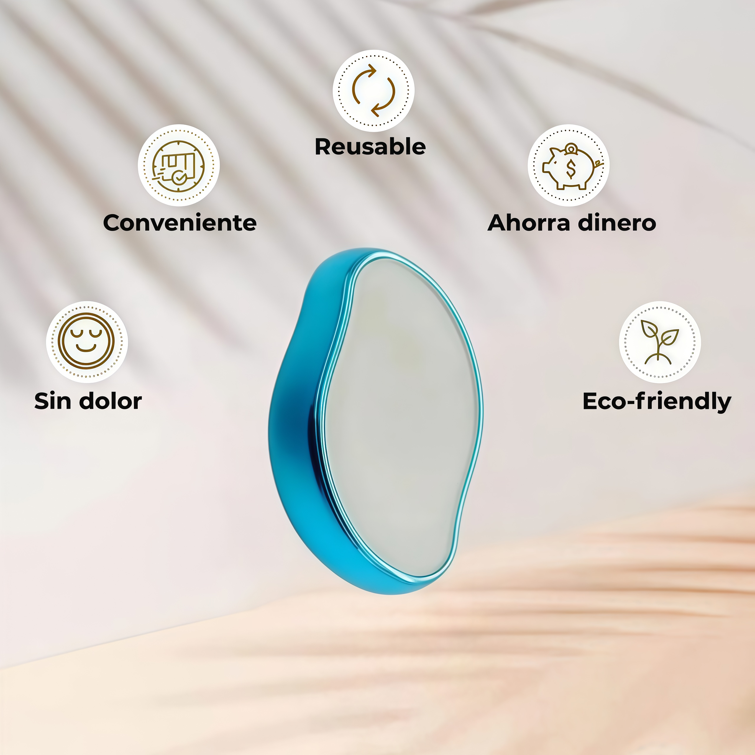 Depiladora de microcristales